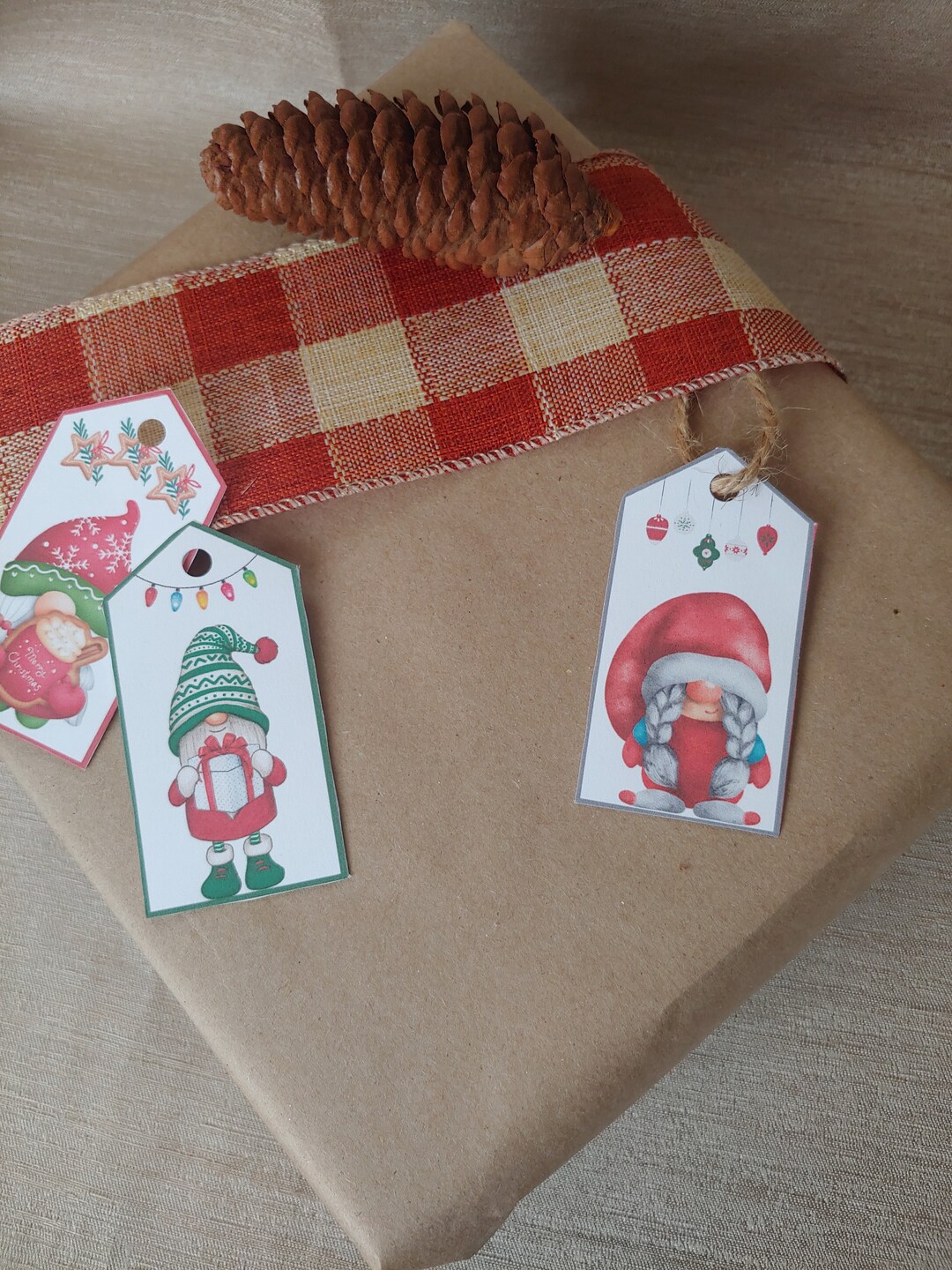 Christmas Gift Tags | Gnomes | Printable | Instant Download - Etsy