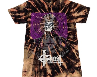 Custom Ghost Band Purple Cardinal Reverse-Dye T-Shirt – Unisex Adult Sizes