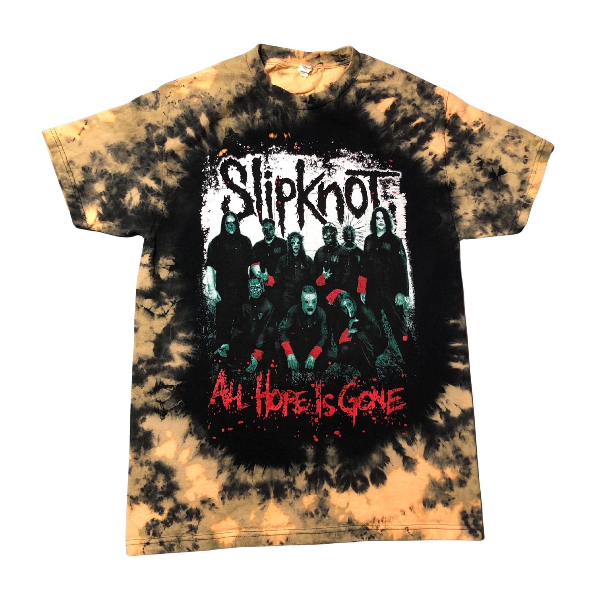 NEW Custom Slipknot All Hope is Gone Reverse-dye Scrunch T-shirt