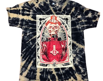 Ghost Band - Red Cardinal Reverse-Dye T-Shirt - Unisex Adult Sizes - Officially Licensed