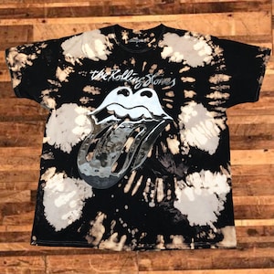 Custom Rolling Stones One of Kind Tie-Dye T-Shirt - Adult Size: XL - Officially Licensed