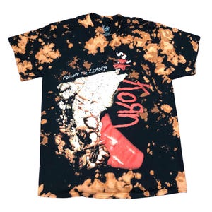 NEW DESIGN - Custom KoRn Follow the Leader Scrunch Reverse-Dye T-Shirt - 100% Cotton (super soft) - Adult Unisex Sizes - Officially Licensed