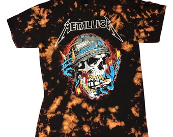Anpassad Metallica Disarm kortärmad omvänd tie-dye t-shirt - Officiellt licensierad - Vuxenstorlekar