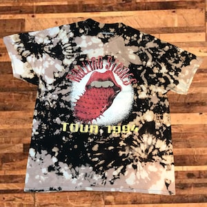Custom Rolling Stones Tour 1994 One of Kind Tie-Dye T-Shirt - Adult Size: XL - Officially Licensed