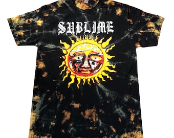 NEW Custom Sublime Reverse-Dye T-Shirt - Unisex Adult Size L - Officially Licensed