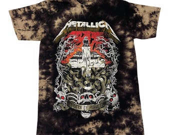 NEW Custom Metallica Master of Puppets Reverse Dye T-Shirt - Oversized - Unisex Sizes - Officially Licensed