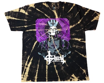 Ghost Band - Purple Cardinal Reverse-Dye T-Shirt - Unisex Adult Sizes - Officially Licensed