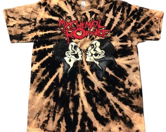 Custom One-of-a-Kind Reverse Dye Band Shirt - Adult Size L - Unisex - Officially Licensed
