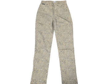 Authentic Vintage 90s Dolce Gabbana D&G Leopard Print Jeans Women’s IT 42 / US 28
