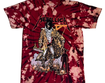METALLICA Unforgiven Tie-Dye T-shirt - Officiellt Licensierad - Vuxenstorlekar
