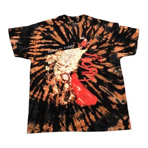 Custom - KoRn Follow the Leader - Reverse-Dye T-Shirt - Adult Unisex Size XL - One of a Kind - Officially Licensed