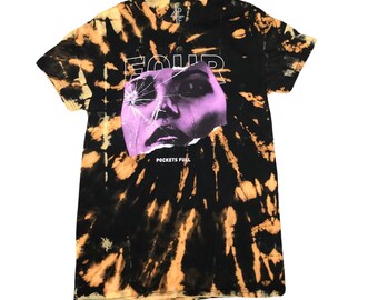 Custom - 4PF Four Pockets Full Shattered Face Reverse-Dye Tie-Dye T-Shirt - Adult Unisex Sizes - Officially Licensed