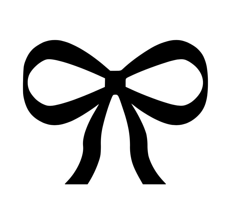Cutesy Bow Decal
