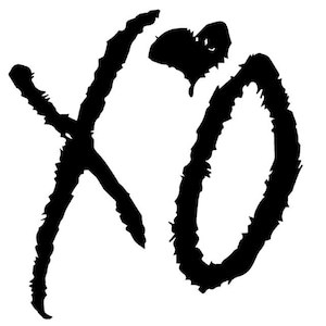 Naklejka Xo, Naklejka na samochód Xo, Naklejka Xo, Naklejka na samochód, Naklejka na zderzak