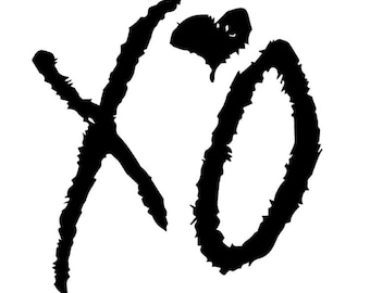 Xo Decal, Xo Car Decal, Xo Sticker, Car Decal, Bumper Sticker