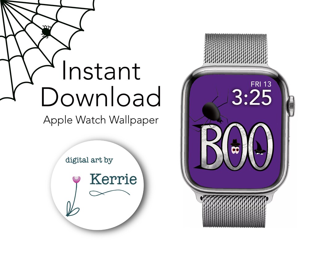 Halloween Apple Watch Wallpaper Halloween Apple Watch Face Etsy