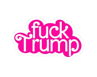 Bold Political Kiss-Cut Stickers, Rebellious Decor, Laptop Decals, Protest Stickers, Unique Gift Ideas, Pop Culture Art