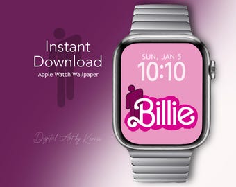 Billie Eilish Apple Watch-achtergrond, Billie Eilish Apple Watch-wijzerplaat