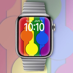Quadrante Pride per Apple Watch - Sfondo LGBT per Apple Watch - Gay Pride