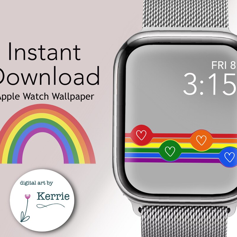 Trans Apple Watch DigitalArtbyKerrie - Etsy