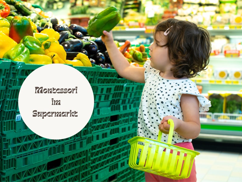 Learning Cards Toddler Montessori Foodshopping Fruits and - Etsy