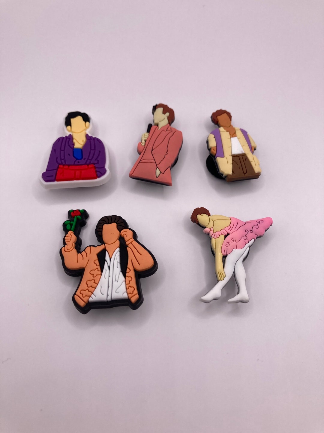 Harry Styles Five Croc/shoe Charms 5 Pack Jibbitz Etsy