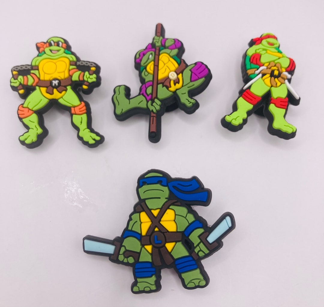 Teenage Mutant Ninja Turtles Jibbitz 4 Pack of Croc and Shoe Etsy