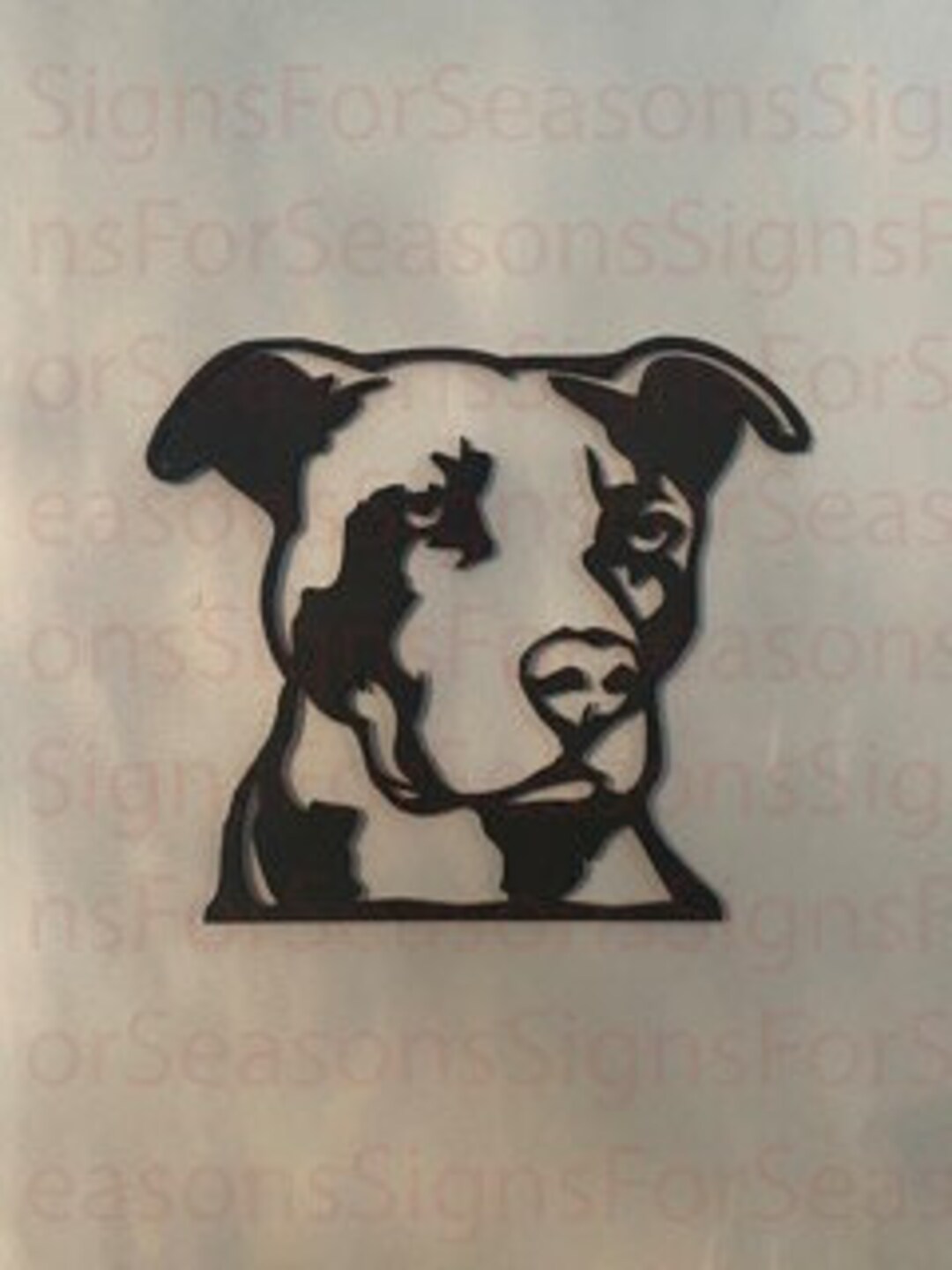 Customizeable Pitbull Wall Poster 18x24 for Living Room Gift Etsy