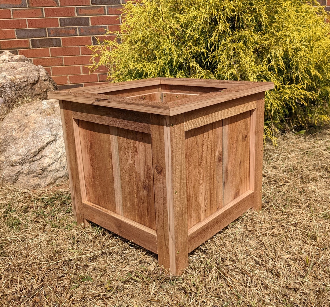 Custom Cedar Planter Boxes Shaker Style Planter Etsy