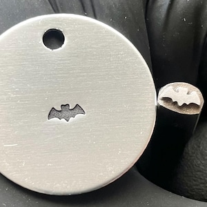 Bat Metal Stamp, Halloween Steel Stamp