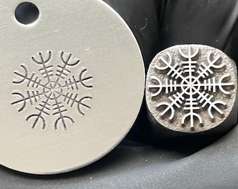 Helm of Awe Metal Stamp, Celtic Steel Stamp