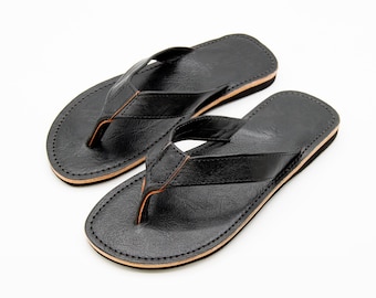 Handmade Unisex Leather Flip Flop sandals For Men's and Women's, unisex Leather Thongs Sandals,Flip Flop for Summer Holidays,Boho Beach Wear