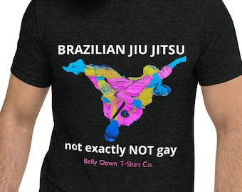 Jiu Jitsu Not Gay Funny Super Soft Tri-Blend Short sleeve t-shirt