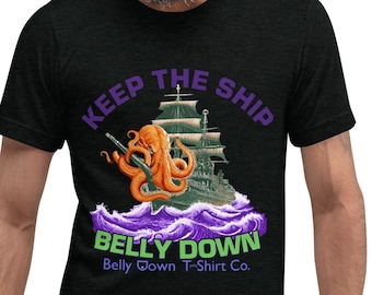Dreadnought Jiu Jitsu Keep the Ship SUPER SOFT Tri-Blend Short sleeve t-shirt Black