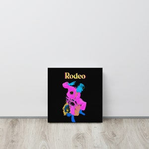 Rodeo Jiu Jitsu Art on Thin canvas