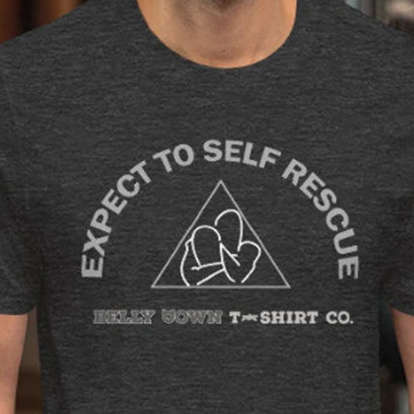 Expect to Self Rescue Jiu Jitsu Unisex t-shirt