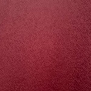 Cuero de grano de guijarro rojo carmesí, fabricación de cuero, artesanía de cuero, artesanía navideña, artesanía de cuero