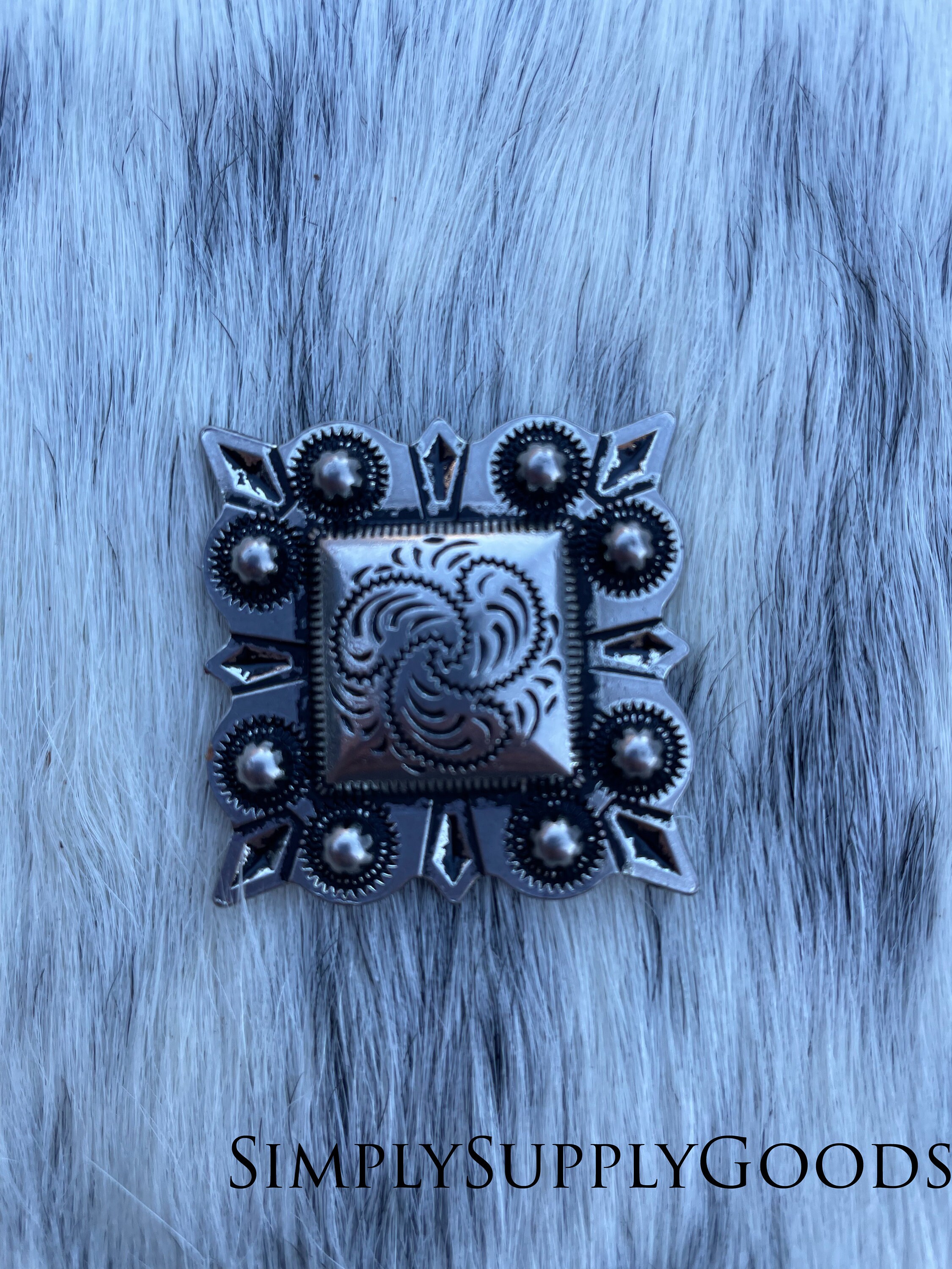 Casa Padrino Fauteuil Baroque Argent Motif/Noir - Fauteuil de Salon en