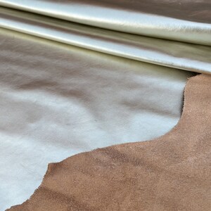 Metallic Gold Real Cowhide Leather,  Leather Working, Leather Crafts, Holiday Crafts, Crafting Leather