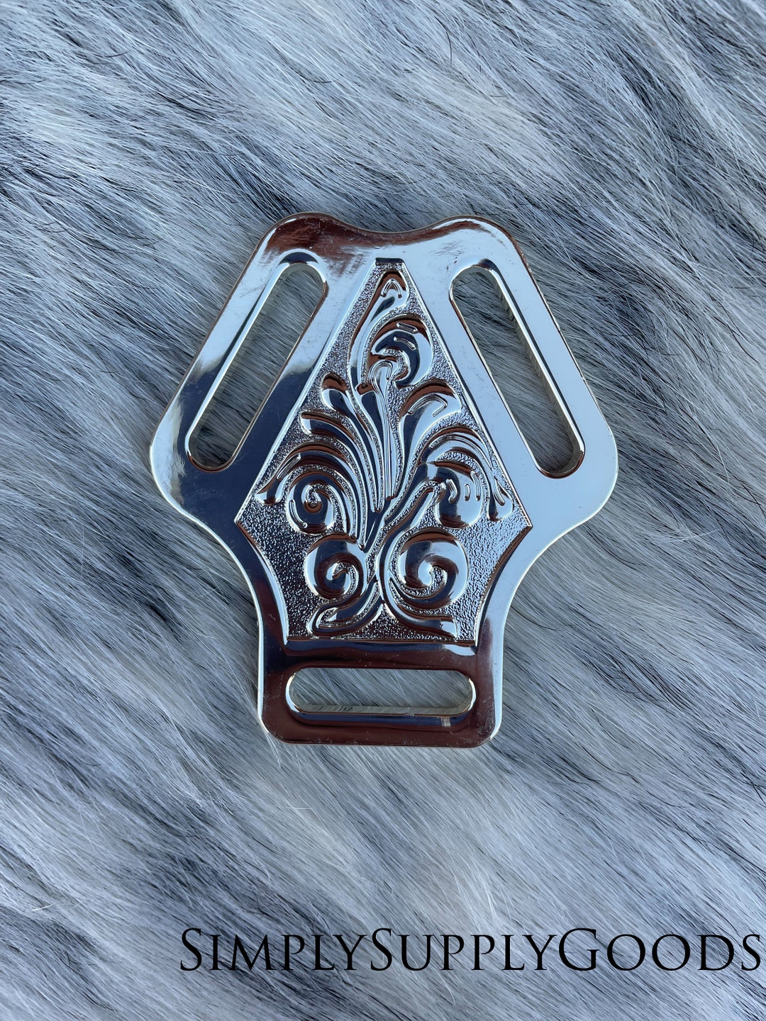 Silver Center Plate Tack Making Hardware Silver Tack Hardware Etsy