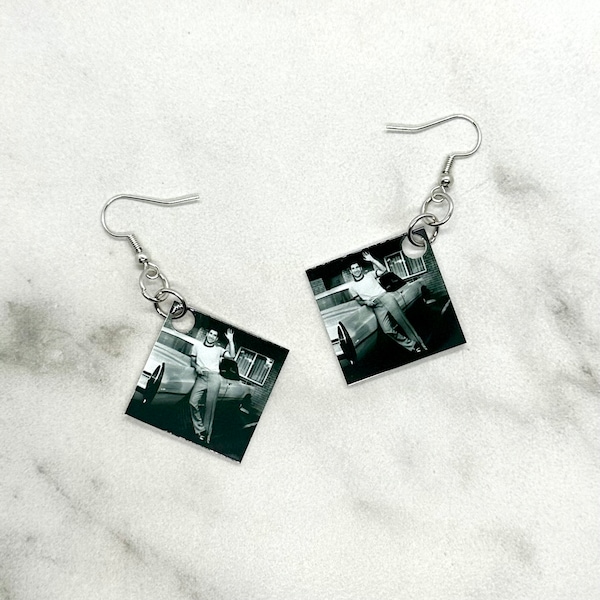 Bleachers Self Titled Album Cover Earrings
