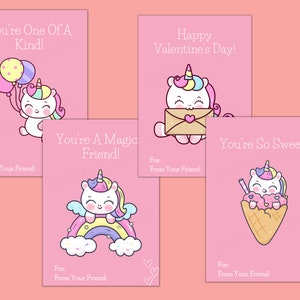Printable Kids Valentine's Cards, Classroom Valentine's, Friend Card ...