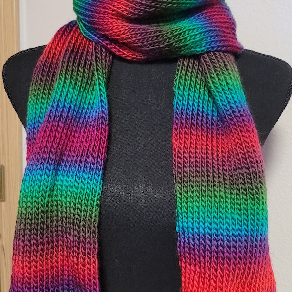 Electric Multicolor gradient scarf