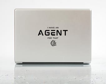 AI Agent SVG Cut File, Tech Girl Laptop Sticker PNG (Digital Download)