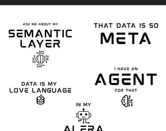 Data Analyst SVG Bundle, Funny Tech Sticker Cut Files for Cricut, Coworker Gift