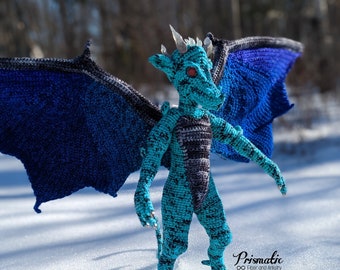 Dragonkin Crochet Amigurumi Digital Pattern, Dragon Crochet, Amigurumi Dragon, Advanced pattern, Crochet Dragon
