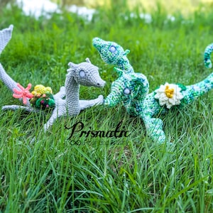 Water Dragon Crochet Amigurumi Digital Pattern, Dragon Crochet Pattern, Amigurumi Dragon Pattern, Intermediate Advanced Pattern