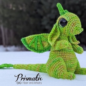 Citrus Dragon Crochet Amigurumi Digital Pattern, Dragon Crochet, Amigurumi Dragon, Advanced Beginner Pattern, Crochet Dragon