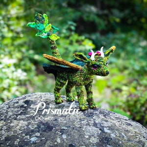 Forest Dragon Crochet Amigurumi Digital Pattern, Dragon Crochet Pattern, Amigurumi Dragon Pattern, Intermediate Advanced Pattern