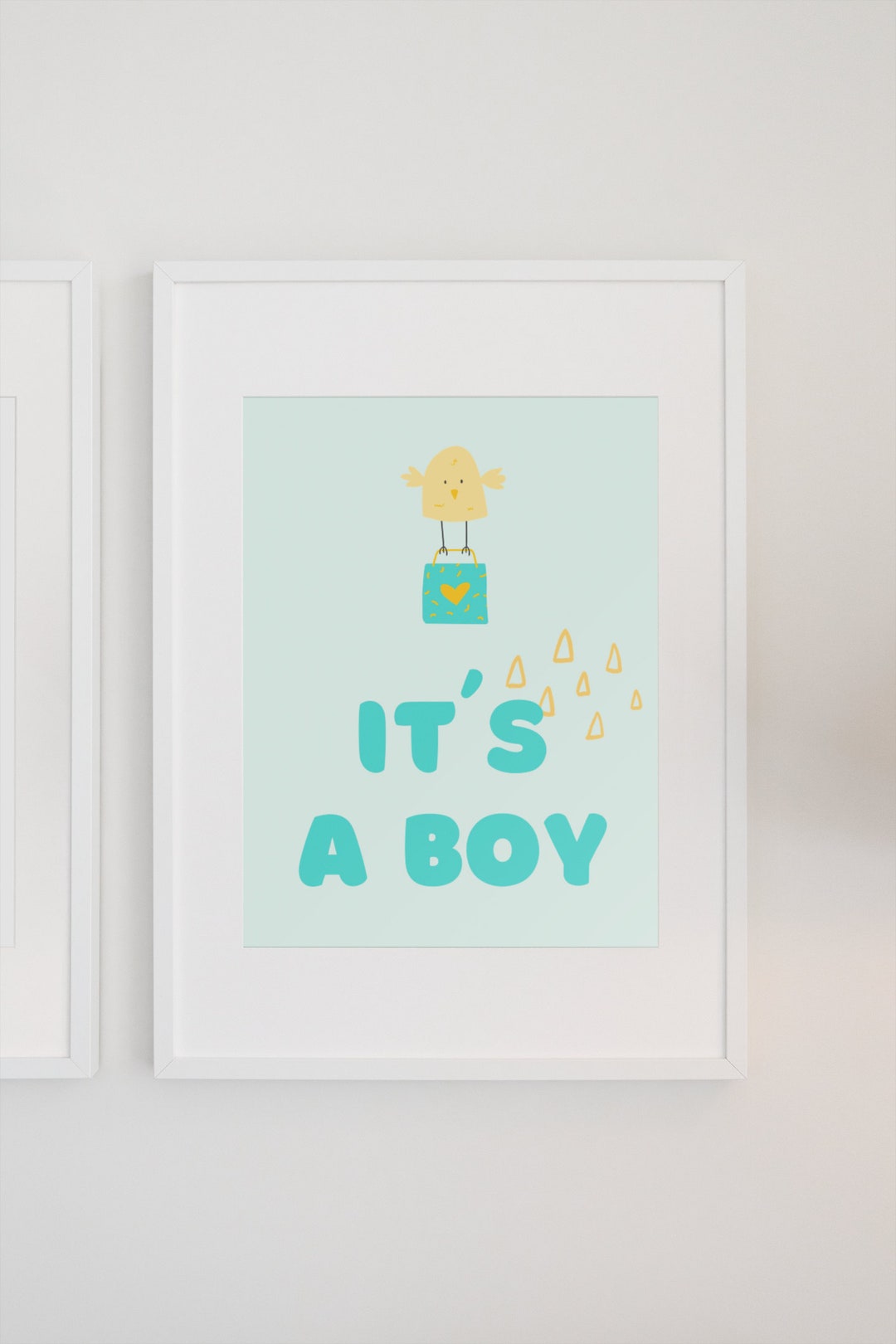 It's A Boy Printable Poster, Instant Download, Baby Room Decor - Etsy